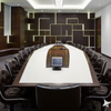 Luxury Walnut Veneer Meeting Room Table