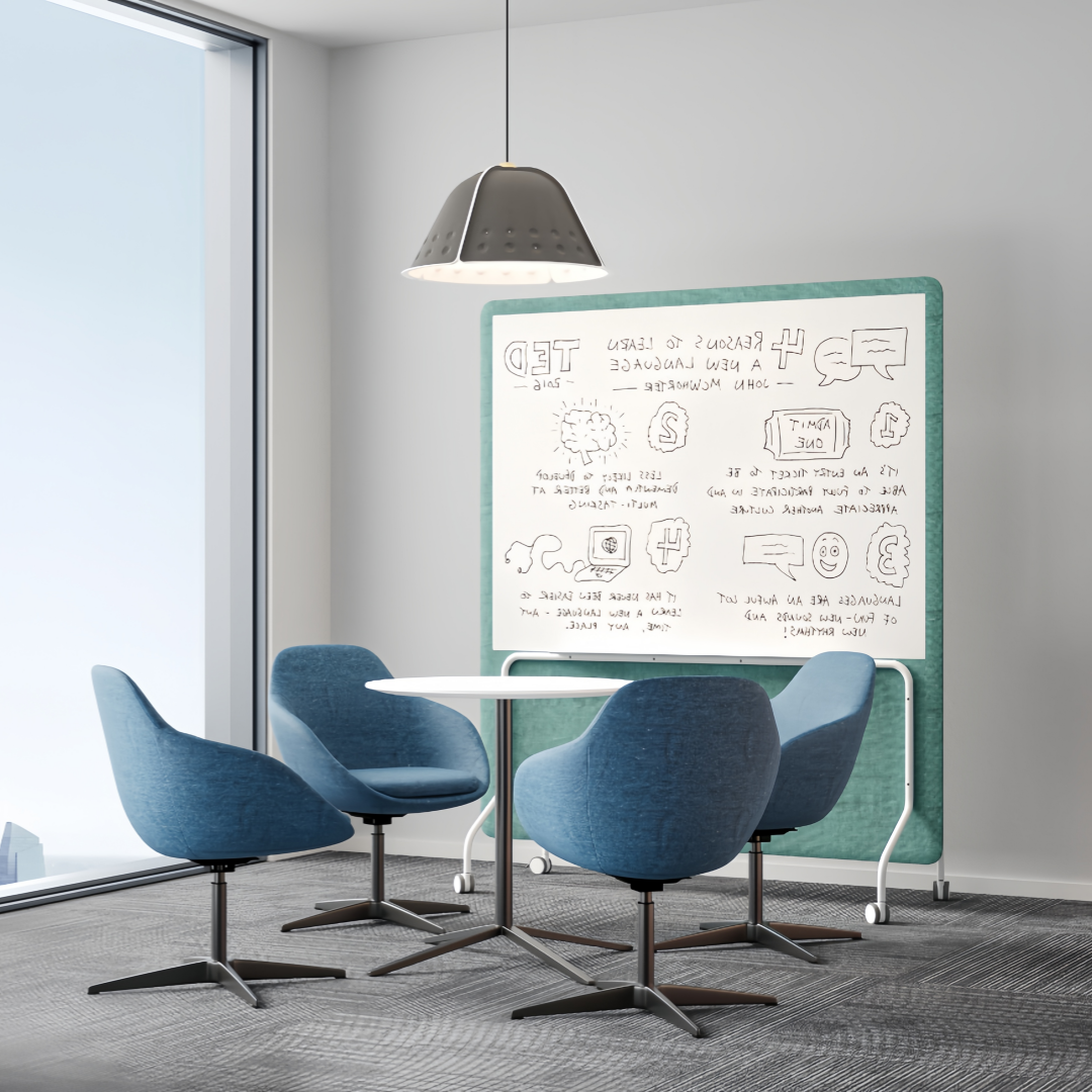 Mobile Collaborative Training Chairs for Office 