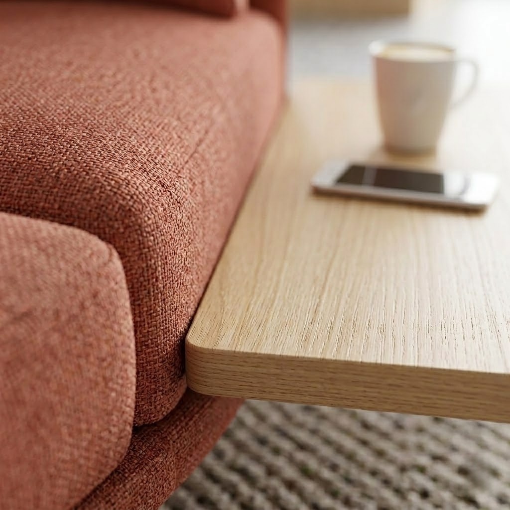Workspace Lounge Solution Curved Sofa with Side Table