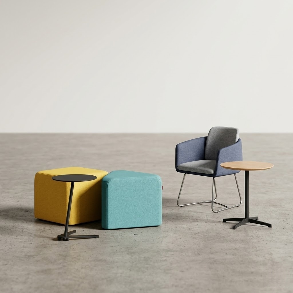 Modular Public Area Bench Seating for Modern Offices
