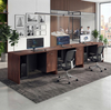 Executive Office Desk Modern Wood Workstation Computer Table