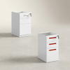 Under Desk Pedestal Fixed Steel Three Drawer Storage Cabinet
