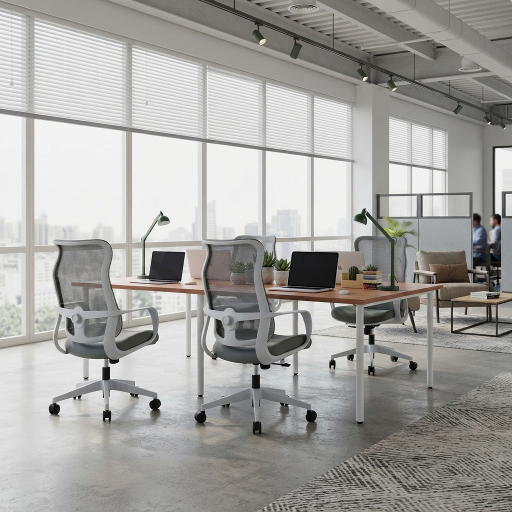 Ergonomic Mesh Office Chair Modern Task Chair Swivel Computer Seating