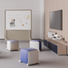 Office Pouf Stool Seating for Agile Office Spaces