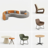 Modular Office Public Area Lounge Seating Set