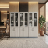 Office File Cabinet Modern Wood Storage Credenza Bookcase