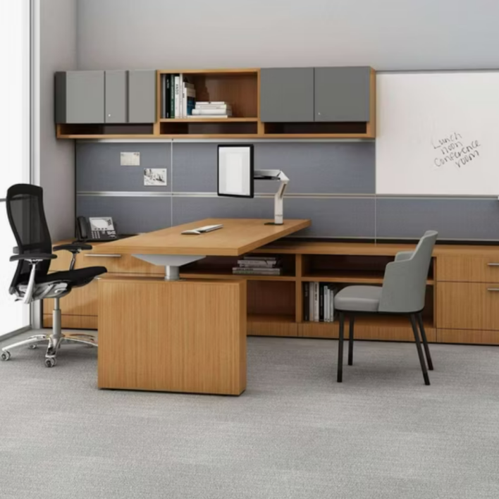 Modern L Shape Office Workstation