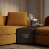 Modern Leather Lounge Seating for Office Public Areas