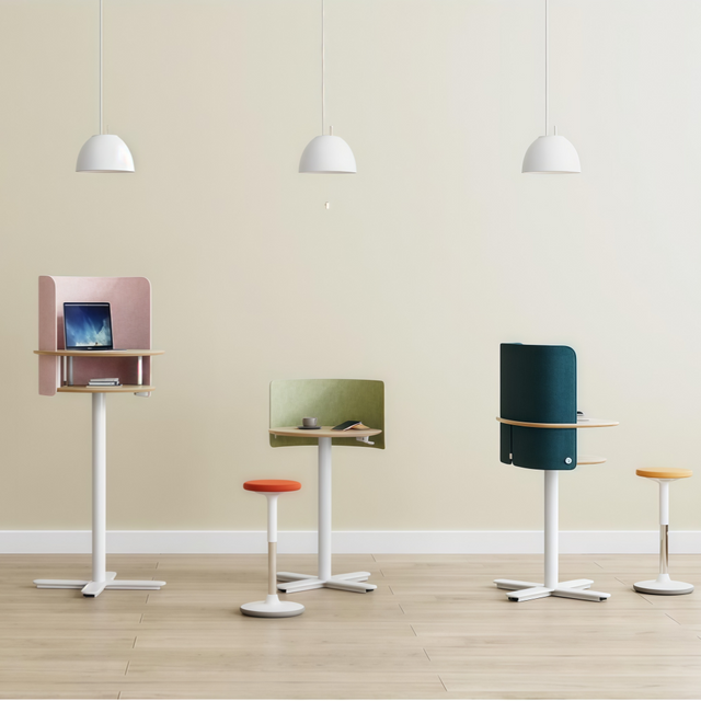 Focus Pod Workstation Sit To Stand Mini Desk Solution