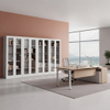 Glass Door Office Cabinet Modern Lockable Metal Filing Storage