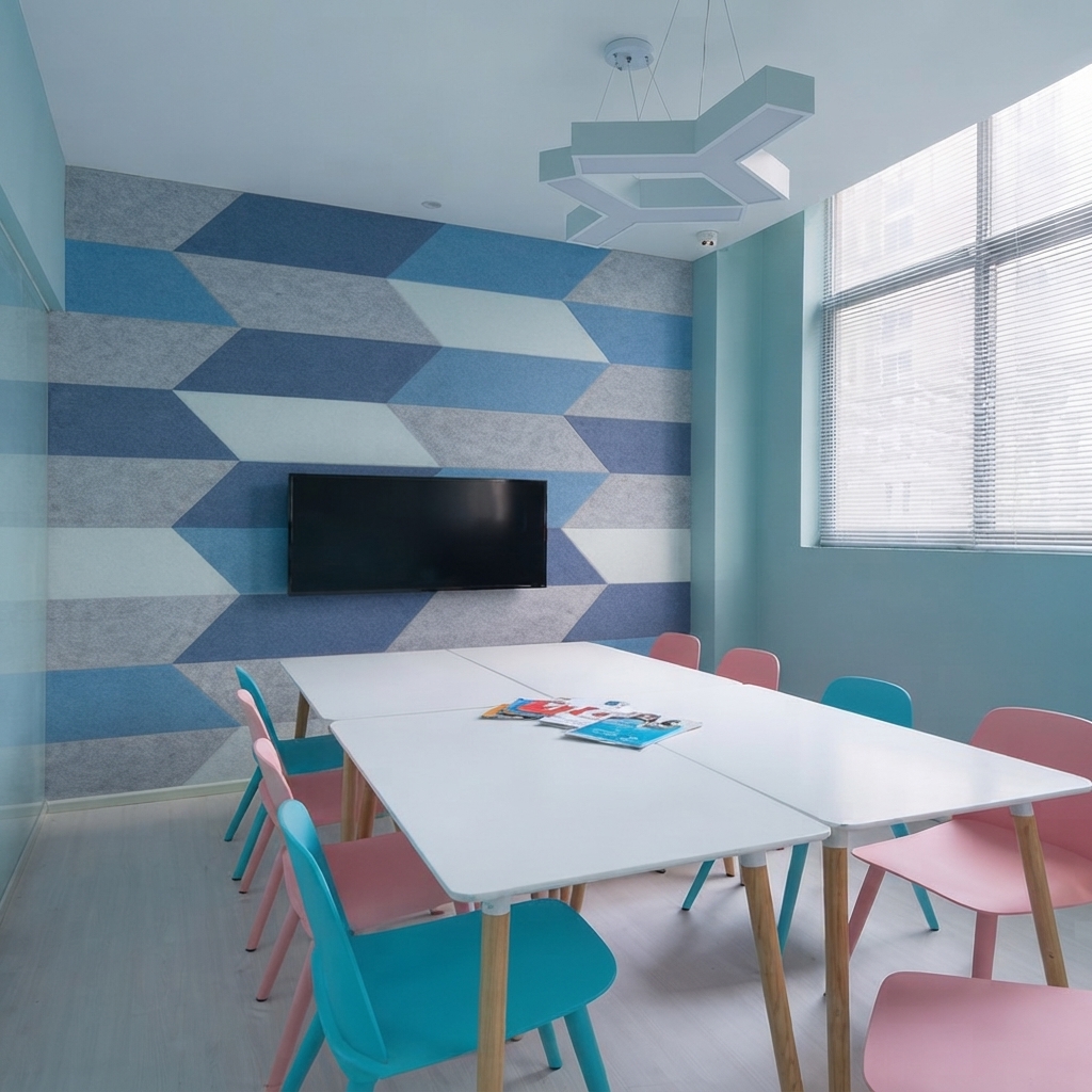 Acoustic Wall Panels Modular Decorative Office Soundproofing
