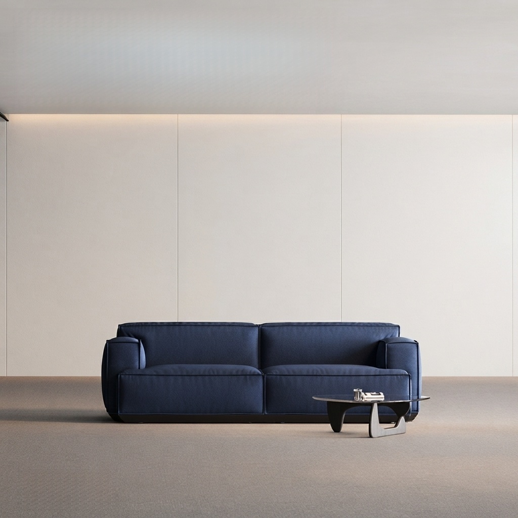 Executive Office Sofa Luxury Leather Modern CEO Reception Couch