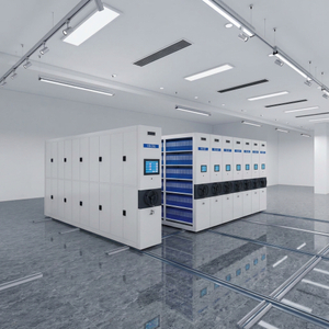 Smart Mobile Shelving System Electric High Density Archive Storage