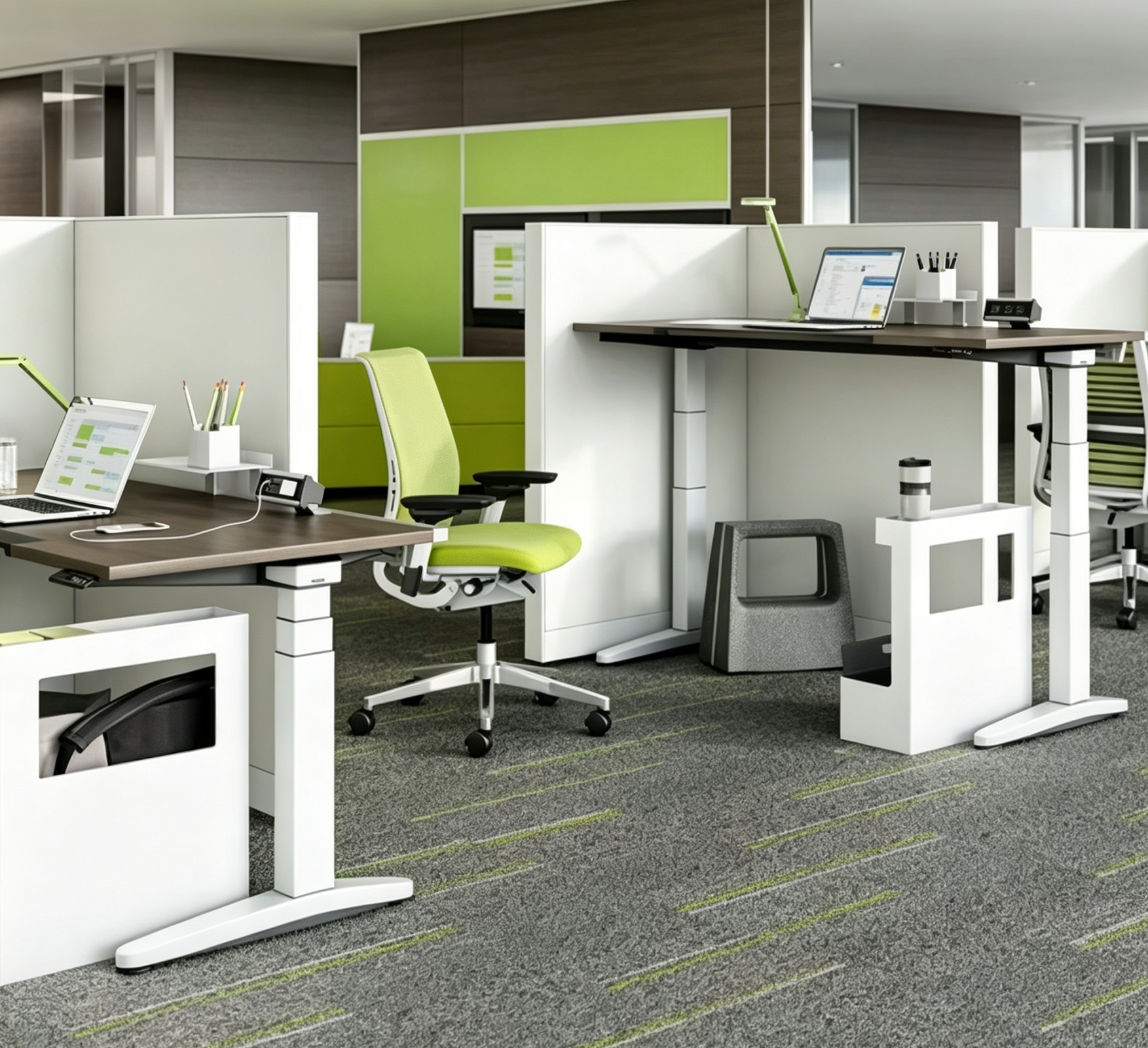 Height Adjustable Sit Stand Desk