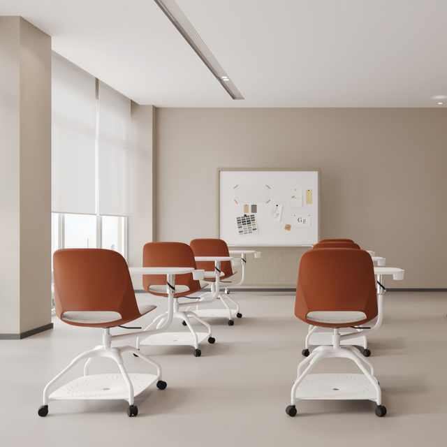 Mobile Collaborative Training Chairs for Office 