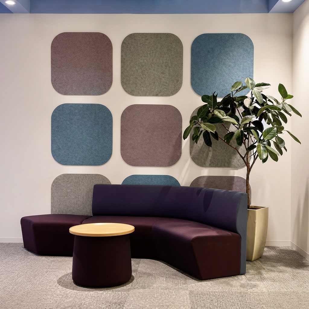 Acoustic Wall Panels Modular Decorative Office Soundproofing