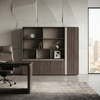 Office File Cabinet Modern Wood Storage Display Unit
