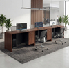 Executive Office Desk Modern Wood Workstation Computer Table