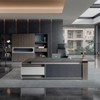 Executive Desk Modern Luxury L-Shaped Wood Director Table