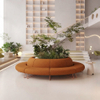 Modular Office Circular Sofa Commercial Round Lounge Seating