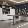 Height Adjustable Executive Desk Modern CEO Workstation