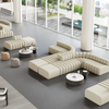 Reception Lounge Chair Modern Cafe Seating Soft Upholstery