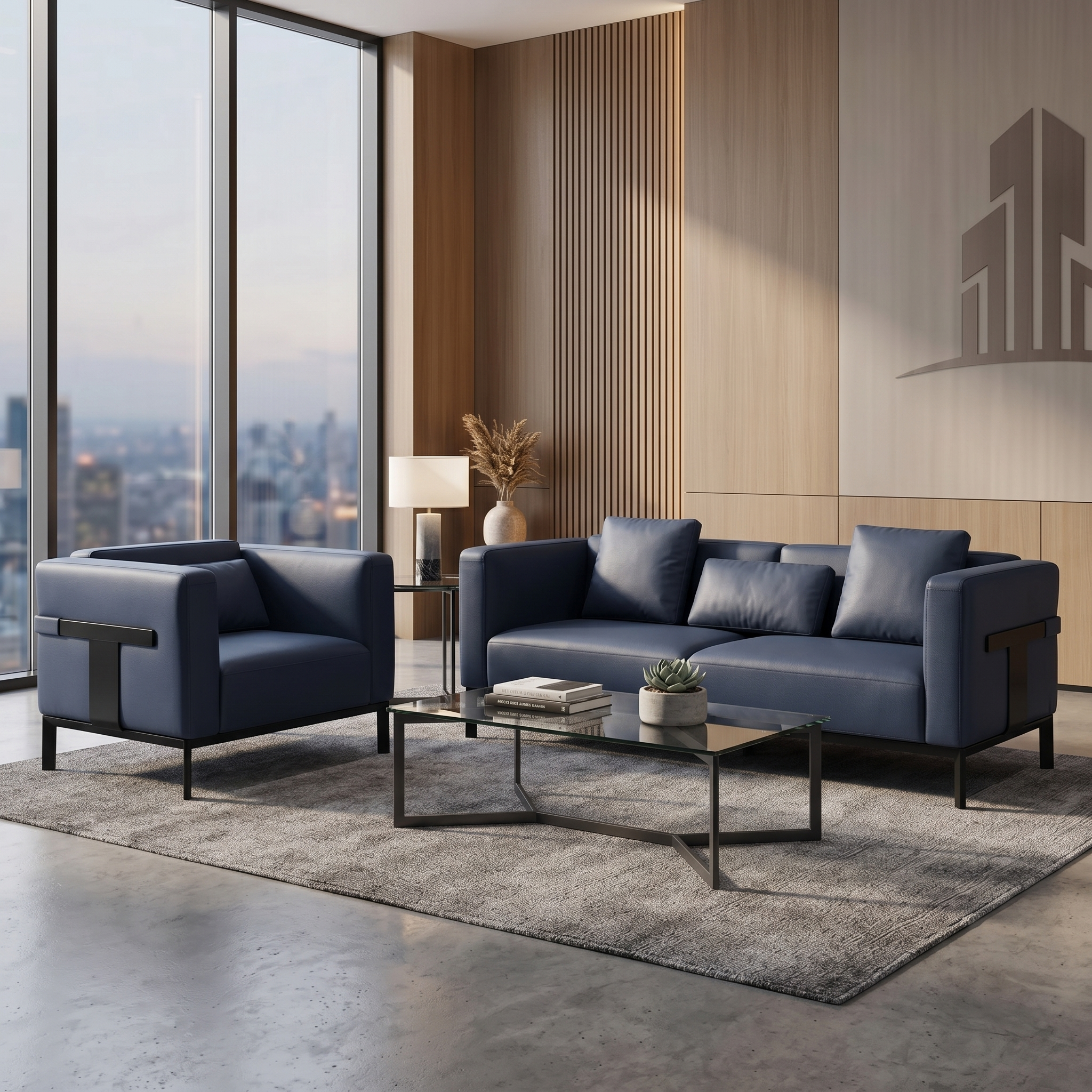Executive Office Reception Sofa Seating Set