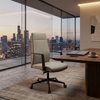 Luxury High Back Leather Office Chair for Workspace